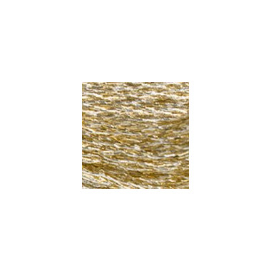 E677 metallic thread DMC Light Effects White Gold