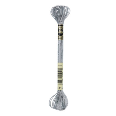 E415 metallic thread DMC Light Effects Pewter
