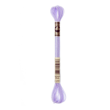 E211 metallic thread DMC Light Effects Lilac
