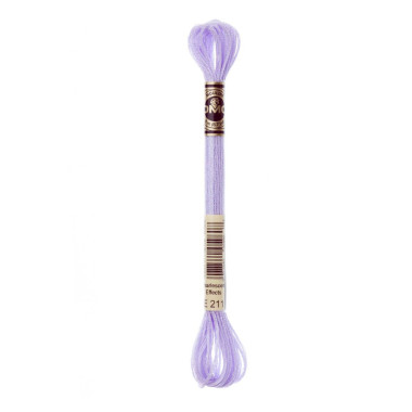 E211 metallic thread DMC Light Effects Lilac