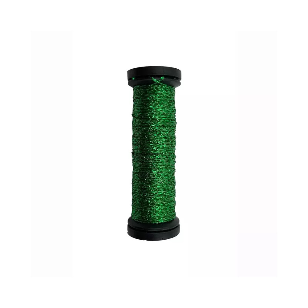 008 Зеленый насыщенный, Kreinik Very Fine №4 Braid 008 Зеленый насыщенный, Kreinik Very Fine №4 Braid