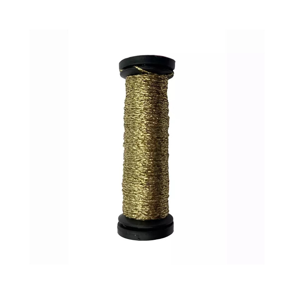 017HL Белое Золото висока блискучість, Kreinik Very Fine №4 Braid 017HL Белое Золото висока блискучість, Kreinik Very Fine №4 Braid