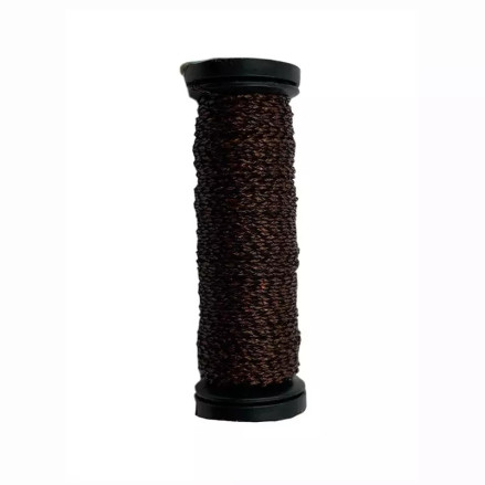 022L Расплавленный мокко, Kreinik Very Fine №4 Braid