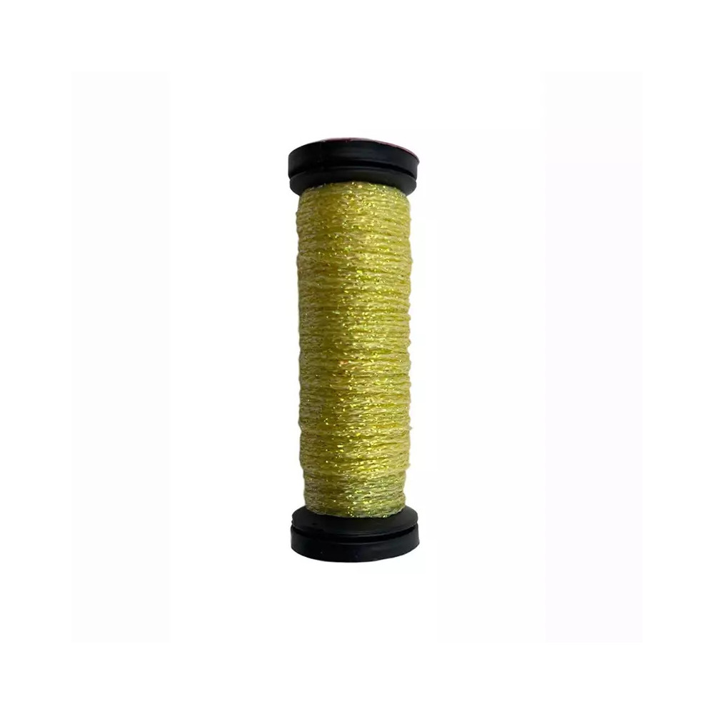 091 Звездный желтый, Kreinik Very Fine №4 Braid 091 Звездный желтый, Kreinik Very Fine №4 Braid