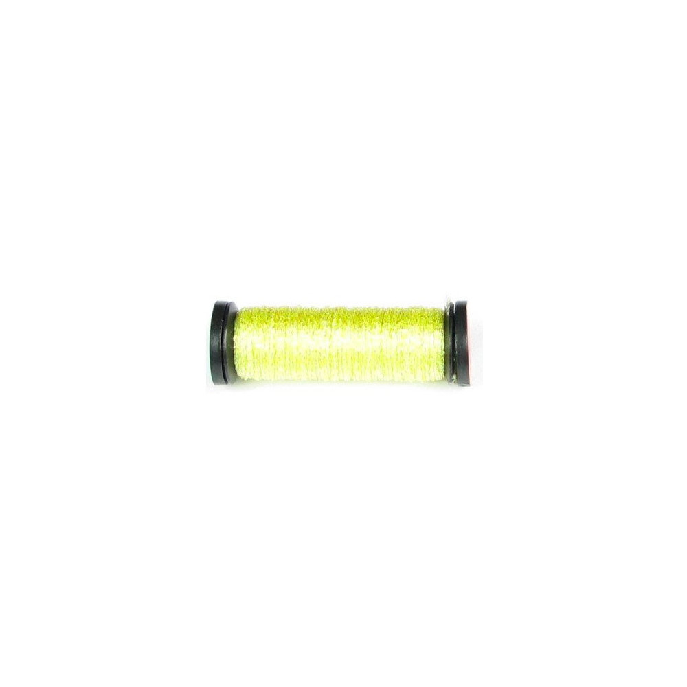 091 Звездный желтый, Kreinik Very Fine №4 Braid