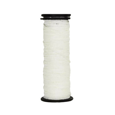 100HL White High Lustre, Kreinik Very Fine №4 Braid