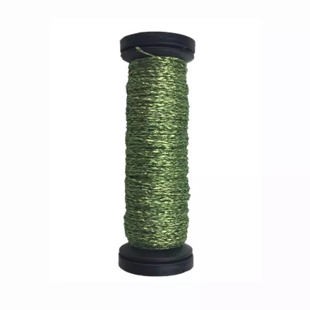 4011V Vintage Viridian, Kreinik Very Fine №4 Braid