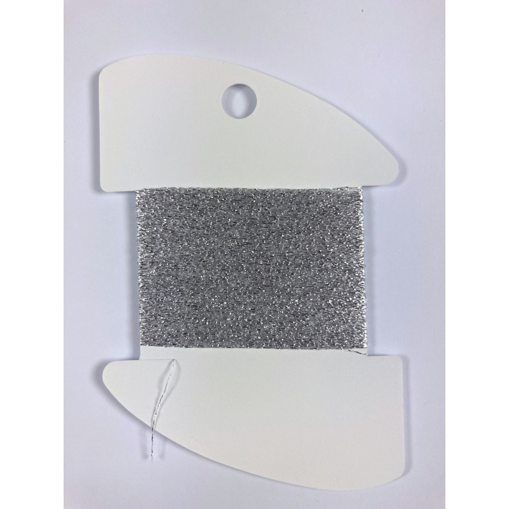 001 Silver, Kreinik Blending Filament (Rainbow Gallery)