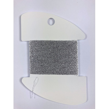 001 Silver, Kreinik Blending Filament (Rainbow Gallery)
