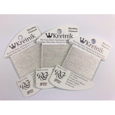 032 Перлина, Kreinik Blending Filament (Rainbow Gallery)