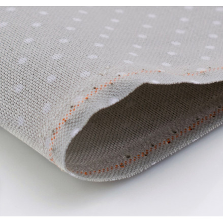 Evenweave Fabric 32ct. Murano Petit Point  Zweigart 3984/7349, Grey petit point