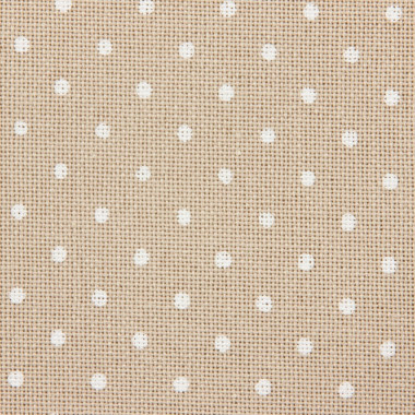 Evenweave Fabric 32ct. Murano Petit Point Coeur Zweigart 3984/7309, Beige with dots