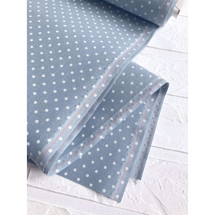 Evenweave Fabric 32ct. Murano Petit Point Zweigart 3984/5269, Blue with White