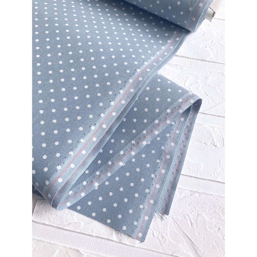 Evenweave Fabric 32ct. Murano Petit Point Zweigart 3984/5269, Blue with White Evenweave Fabric 32ct. Murano Petit Point Zweigart 3984/5269, Blue with White