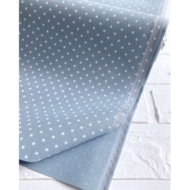 Evenweave Fabric 32ct. Murano Petit Point Zweigart 3984/5269, Blue with White
