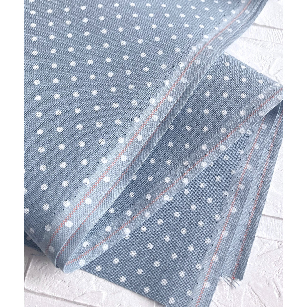 Evenweave Fabric 32ct. Murano Petit Point Zweigart 3984/5269, Blue with White