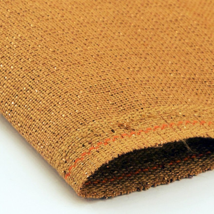Evenweave Fabric 32ct. Belfast Linen Zweigart 3609/3131 Copper Metallic