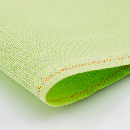 Evenweave Fabric 27 ct Linda Zweigart 1235/6122 Lime