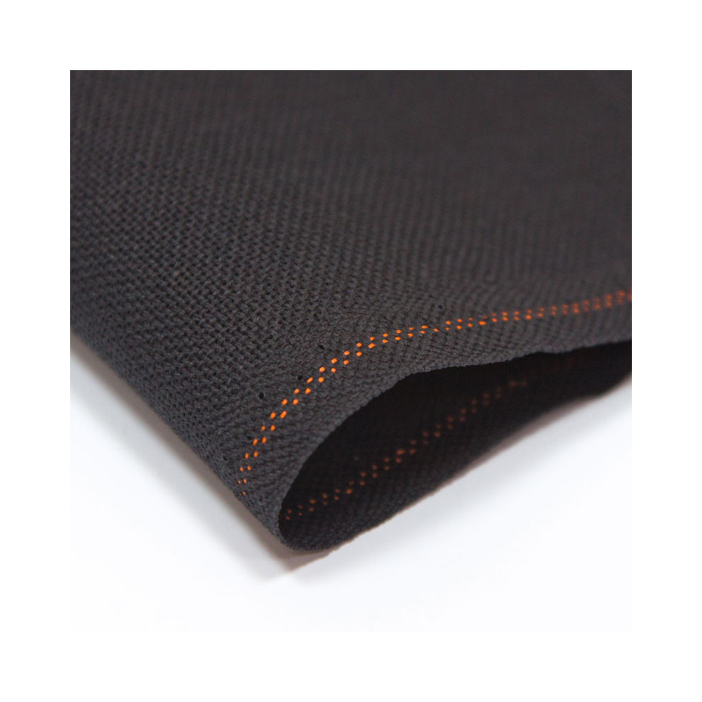 Evenweave Fabric 27 ct Linda Zweigart 1235/720, black Evenweave Fabric 27 ct Linda Zweigart 1235/720, black
