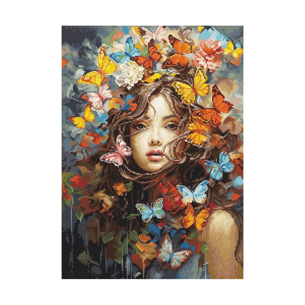 Cross Stitch Kit Luca-S - Butterflies Magic, BU5043