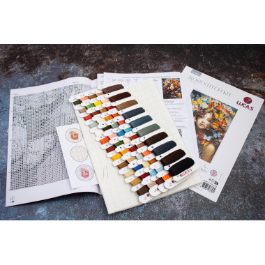 Cross Stitch Kit Luca-S - Butterflies Magic, BU5043