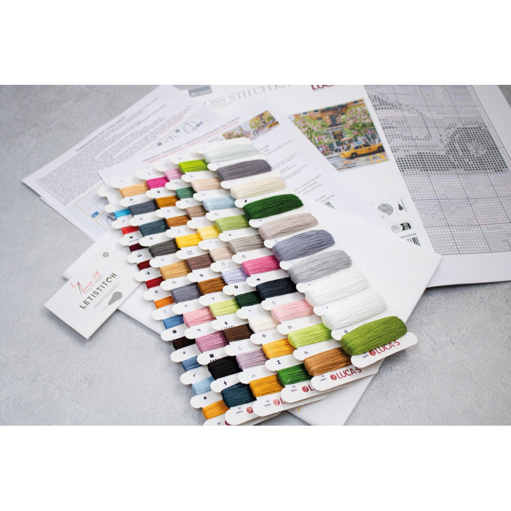 Cross Stitch Kit Luca-S GOLD - New York, BU5049