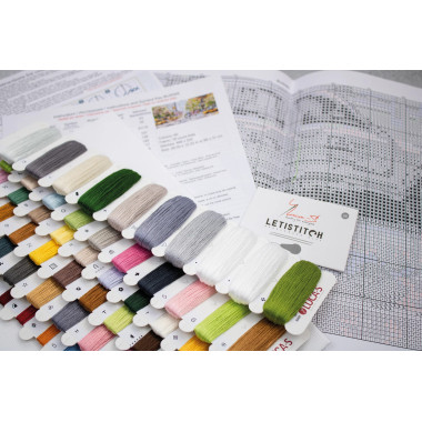 Cross Stitch Kit Luca-S GOLD - New York, BU5049