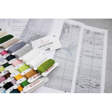Cross Stitch Kit Luca-S GOLD - New York, BU5049