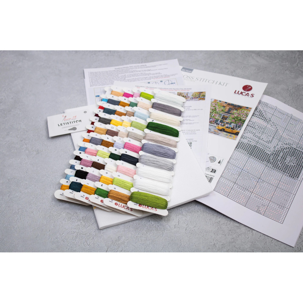 Cross Stitch Kit Luca-S GOLD - New York, BU5049