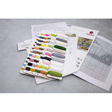 Cross Stitch Kit Luca-S GOLD - New York, BU5049