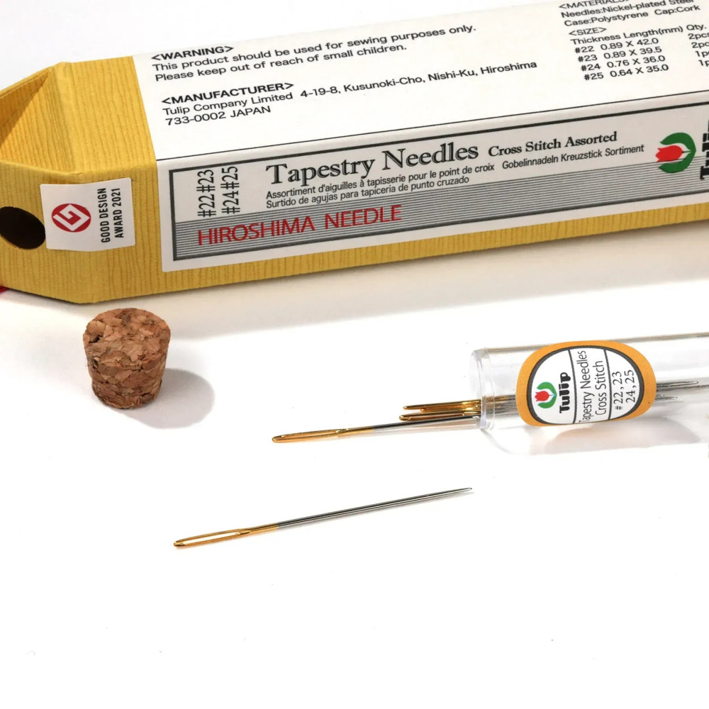 Set of Tulip tapestry needles (No. 22, 23, 24, 25) THN-029e