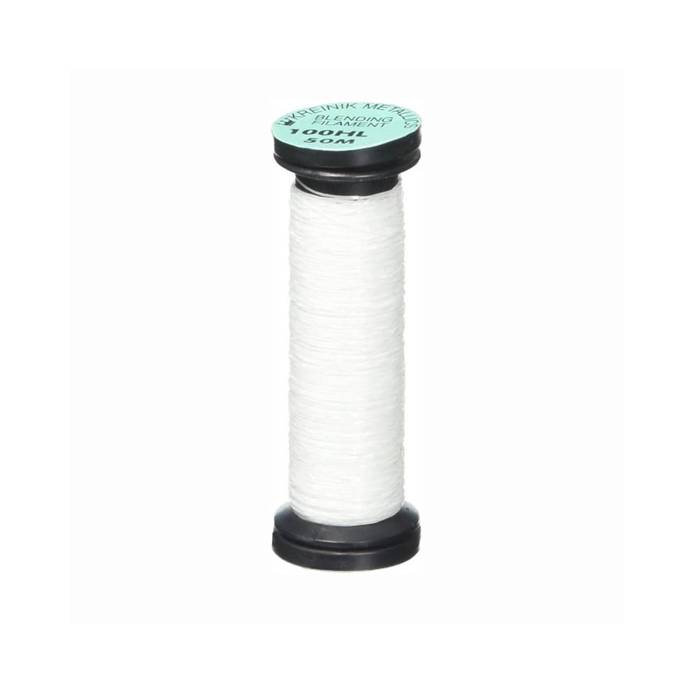 100HL White High Lustre, Kreinik Blending Filament