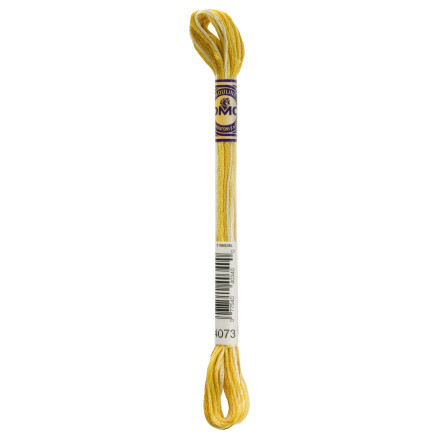 4073 DMC 6-Strand Embroidery Color Variations Buttercup