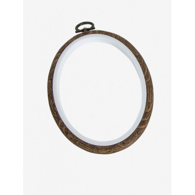 Oval wood-look hoops 13,5х10 cm, DMC MV0034L/135
