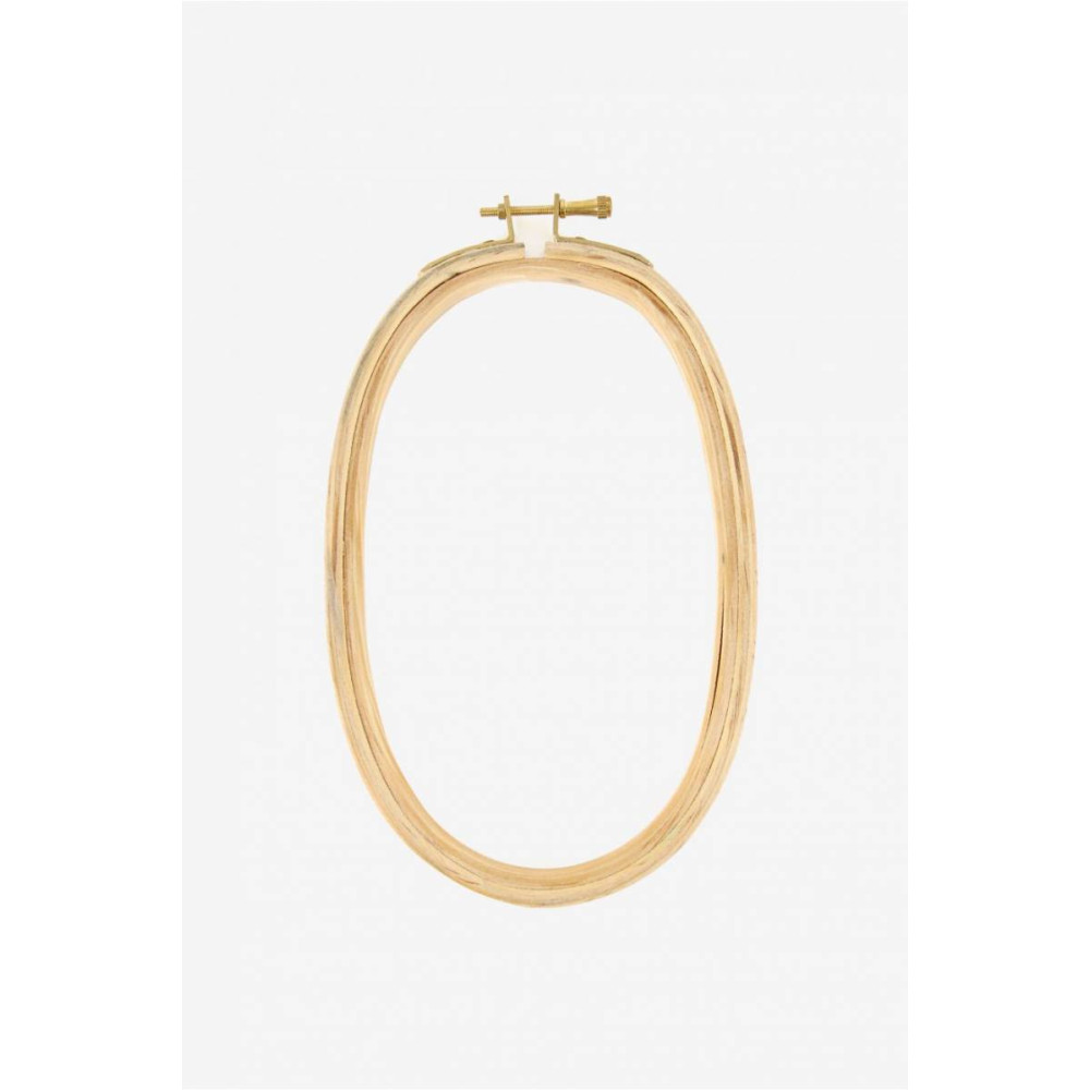 Oval Hoop with screw from beech for embroidery 12,5х20 см DMC U2107 Oval Hoop with screw from beech for embroidery 12,5х20 см DMC U2107