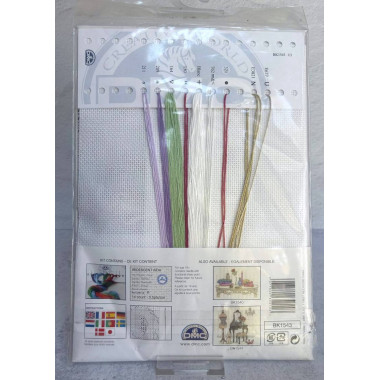 Counted Cross Stitch Kit Chic Boutique by DMC – Vintage Shop Scene with Pearlescent 14ct Aida, 10″×8″, BK1543
