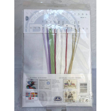 Counted Cross Stitch Kit Chic Boutique by DMC – Vintage Shop Scene with Pearlescent 14ct Aida, 10″×8″, BK1543