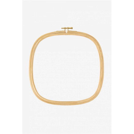 Square Hoop with screw from beech for embroidery 25х25 см DMC U2106