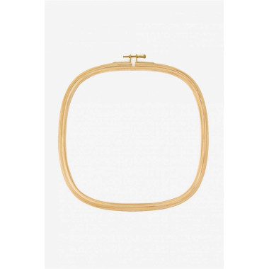 Square Hoop with screw from beech for embroidery 25х25 см DMC U2106