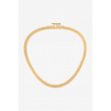 Triangular Hoop with screw from beech for embroidery 26,5х26 см DMC U2110