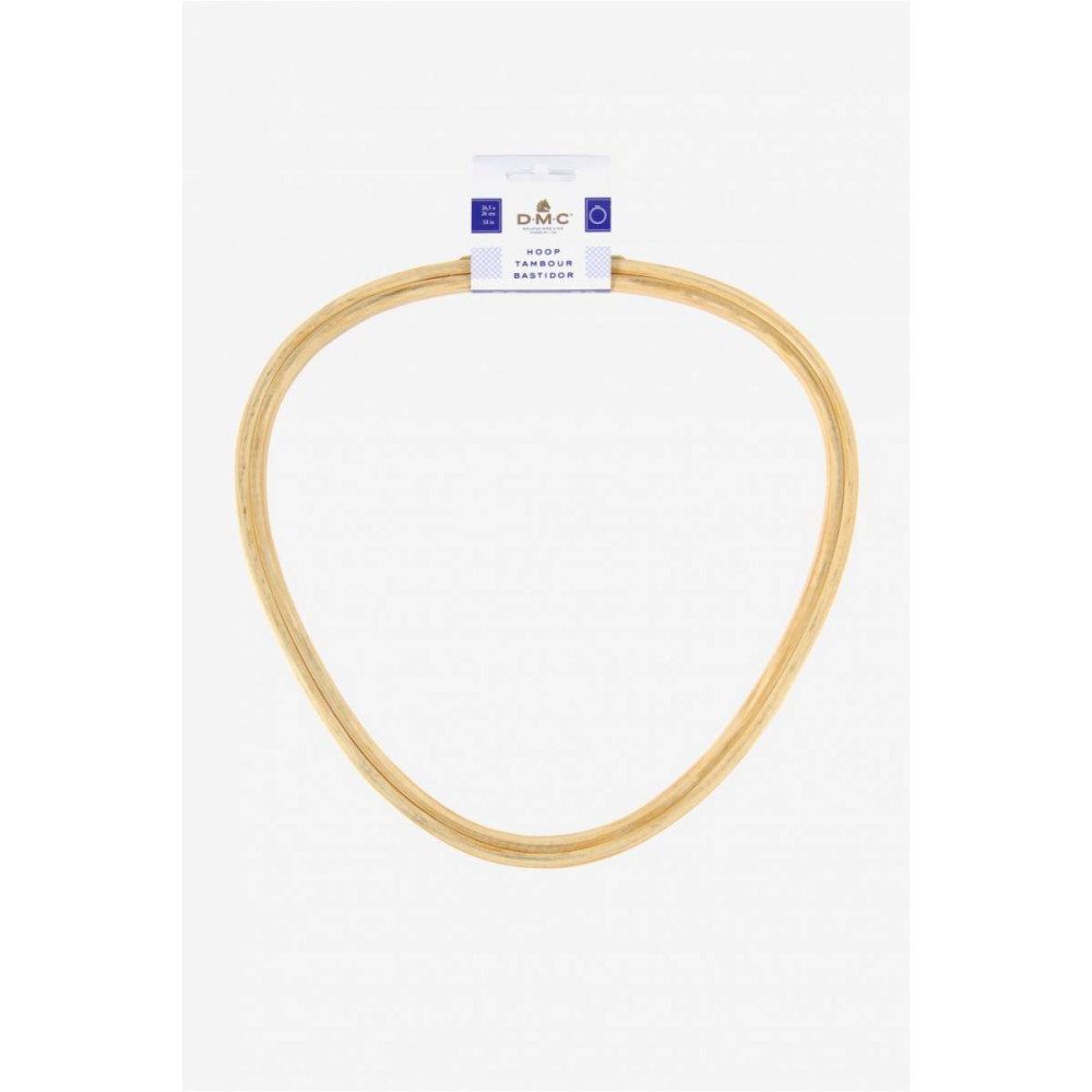 Triangular Hoop with screw from beech for embroidery 26,5х26 см DMC U2110