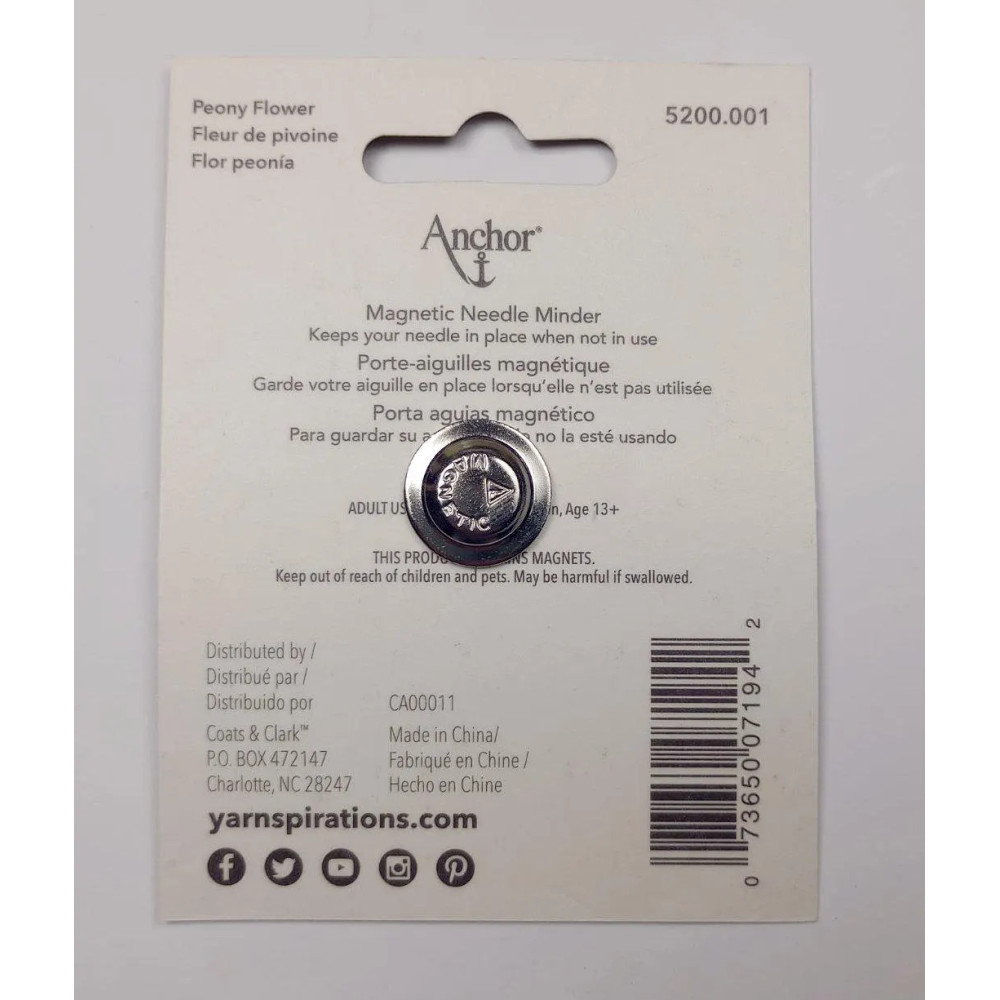 Anchor Needle Minder Peony 5200.001