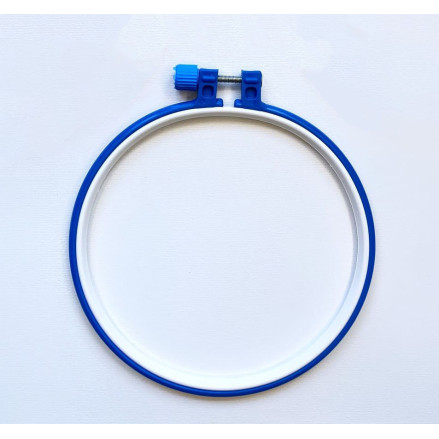 Plastic hoop with screw for embroidery 14cm
