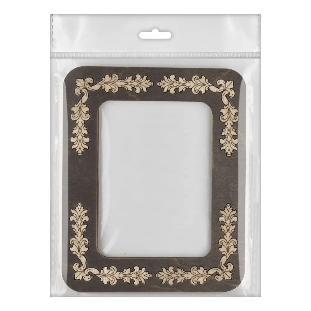 Small hoop plywood magnetic for embroidery 6.5x9cm, ornament, Wonderland Crafts WLMP-027