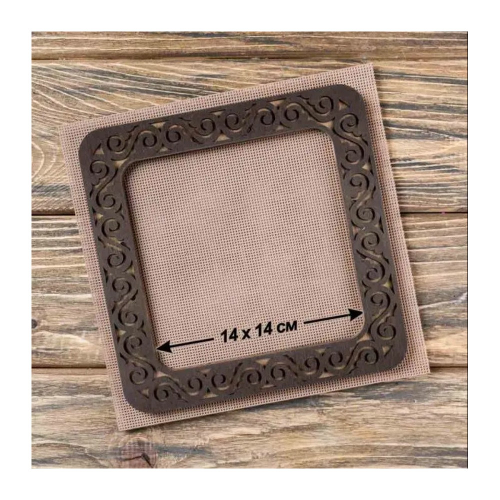 Big Hoop plywood magnetic for embroidery 14x14cm, ornament, Wonderland Crafts WLMP-005 Big Hoop plywood magnetic for embroidery 14x14cm, ornament, Wonderland Crafts WLMP-005