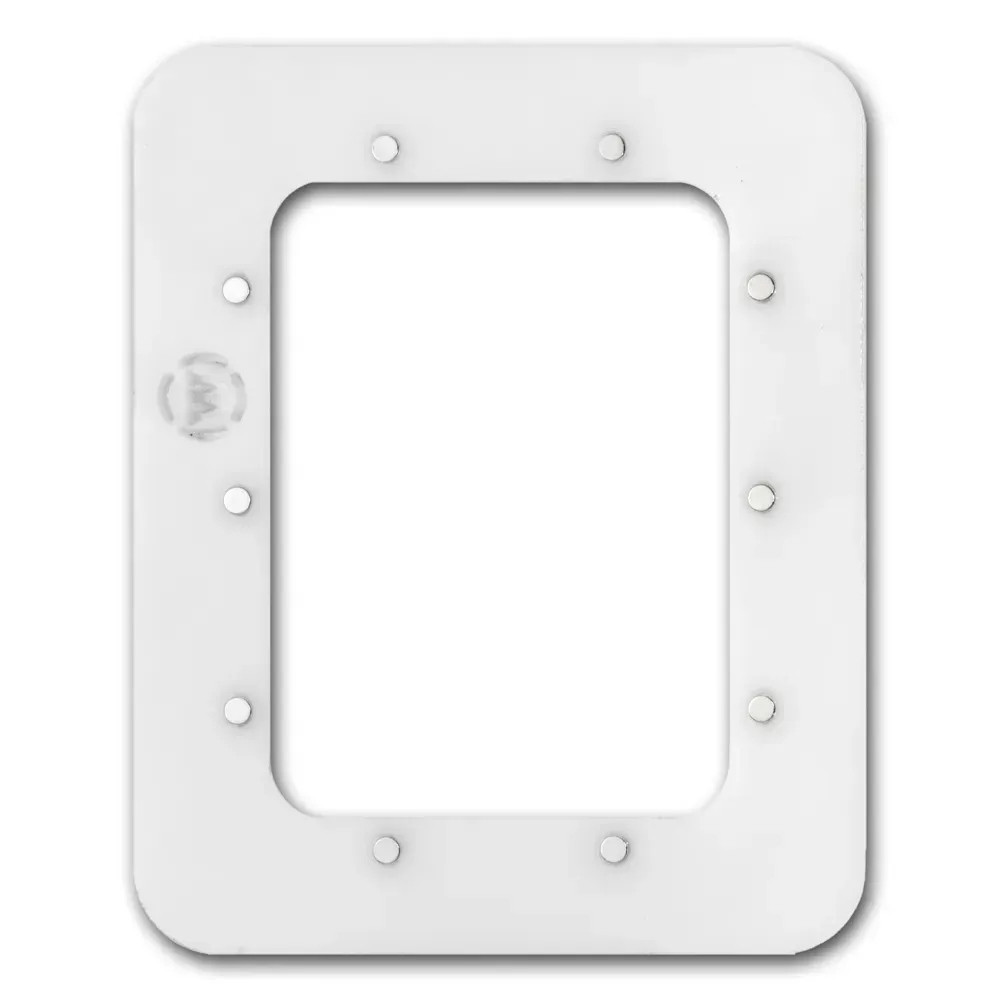 Hoop with magnetic holders from plastic for Embroidery and Cross stitching, gold ornament, FLMP-037