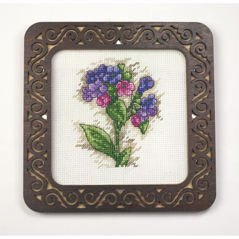 Big Hoop plywood magnetic for embroidery 14x14cm, ornament, Wonderland Crafts WLMP-005