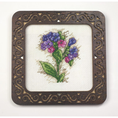 Big Hoop plywood magnetic for embroidery 14x14cm, ornament, Wonderland Crafts WLMP-005