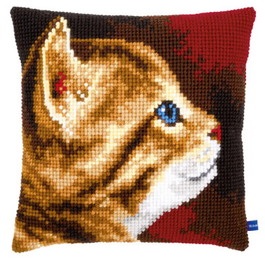 Pillow Embroidery Kit Kitten, Vervaсo PN-0154895