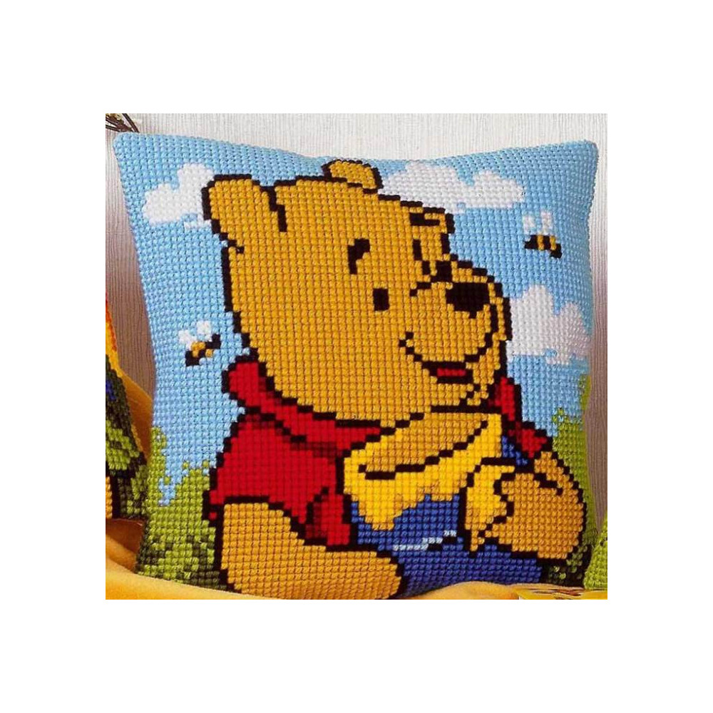 Pillow Embroidery Kit, Vervaсo 2575/8534 WALT DISNEY Winnie Pillow Embroidery Kit, Vervaсo 2575/8534 WALT DISNEY Winnie